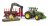 BRUDER traktors John Deere 7R 350 ar mežsaimniecības piekabi un 4 baļķiem, 03154 03154
