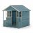 PLUM Deckhouse koka rotaļu māja, zila, 135x135x137 cm, 27667 27667