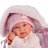 LLORENS leļļu mazulis ar rozā drēbēm, 44 cm, 84452 84452