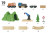 BRIO Ceļamkrāns ar kravu un transportlīdzekļiem, komplekts, 33878 33878